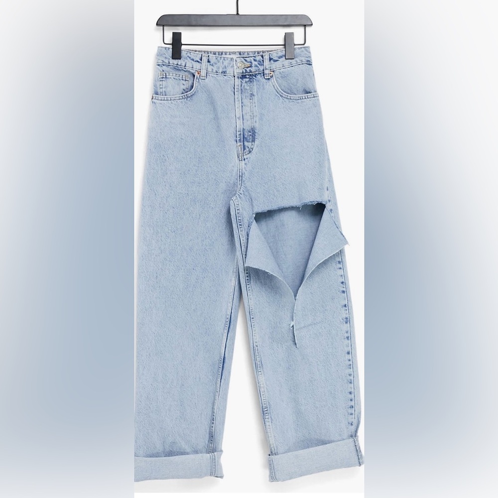 Topshop Light Blue Boyfriend Jeans